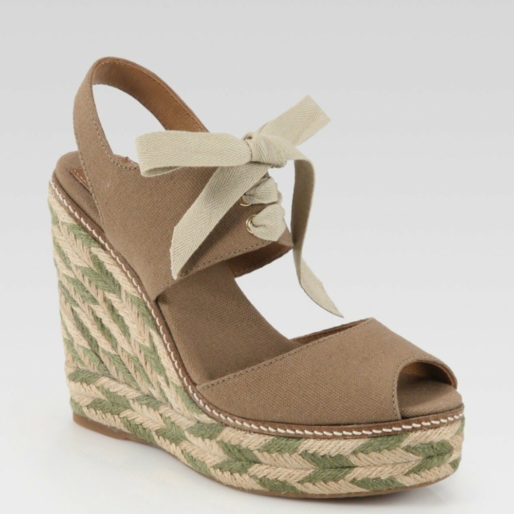 Tory Burch Wedge Sandals platform size 7 M